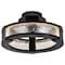 Nuvo Darrow, 13 Inch LED Semi Flush, Matte Black, Acrylic Panels 62/2001 - alternate 5